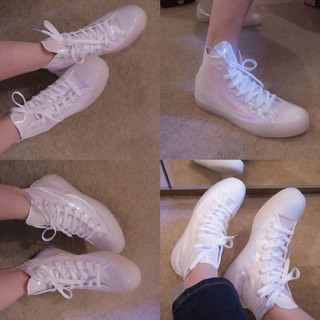 Giày cổ cao Hologram Ulzzang 🌈