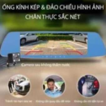 Camera hành trình xe ô tô Gương Chiếu Hậu ô tô Ekleva 🔥Giá tốt🔥 7 Inch Màn Hình Cảm Ứng, Cảm Biến Chuyển Động- BM999