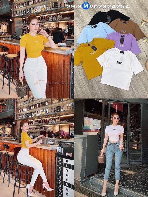 Combo 3 ao thun , 3 yếm jean nữ cao cấp | BigBuy360 - bigbuy360.vn