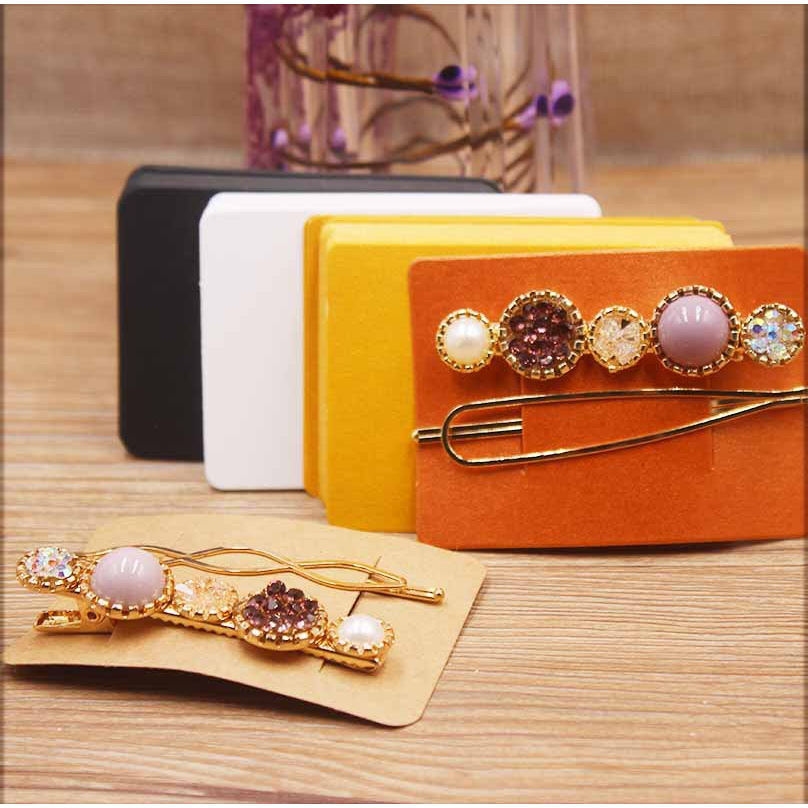 Set 100 kẹp tóc giấy hình rắn nhiều màu sắc