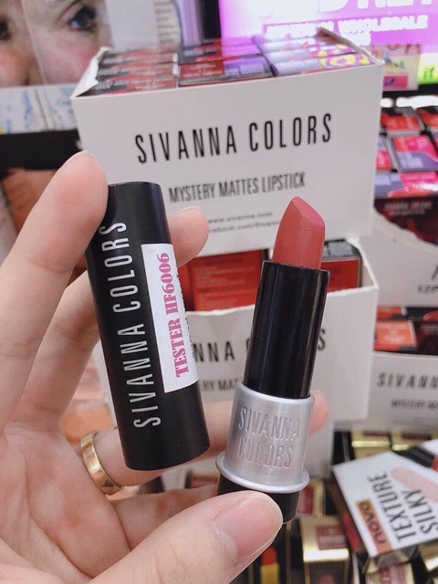 [ HÀNG CÓ SẴN ] SON SIVANNA COLORS MYSTERY MATTES LIPSTICK | BigBuy360 - bigbuy360.vn