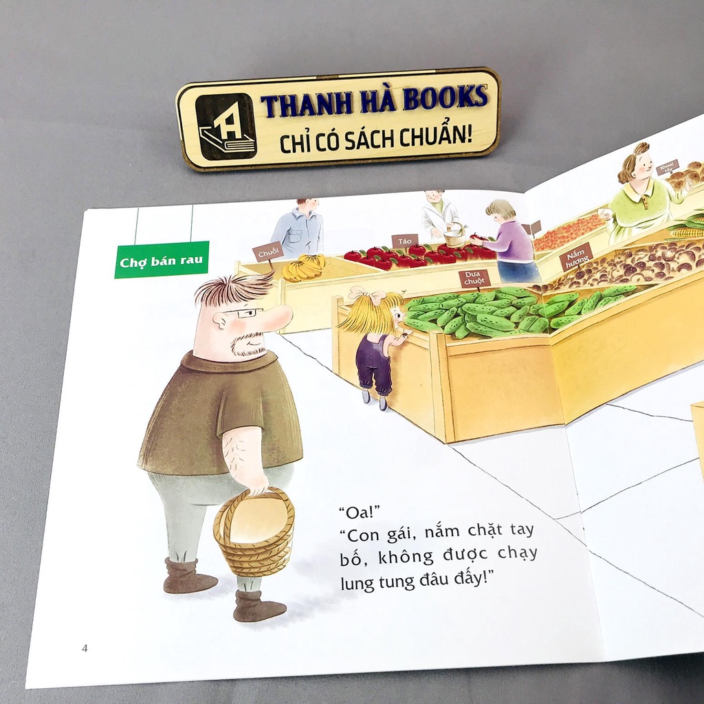 Sách - Bạn Thân Của Tớ Là … Bố - Chỉ Là Rau Thôi, Nhưng Cũng Là Thế Giới Bố Cùng Con Khám Phá (2-8 tuổi)