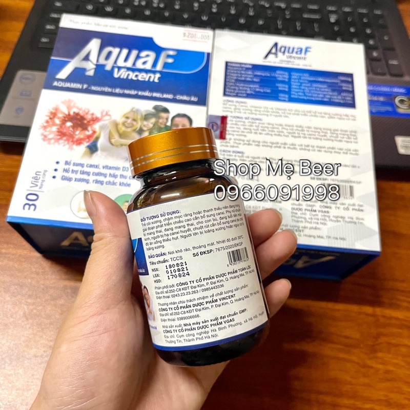 Canxi Aquaf Vincent cho bà bầu, trước và sau sinh, người già và trẻ em