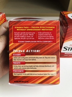 Miếng lau Stridex Maximum