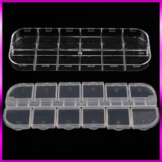 Hộp nhựa đựng đá 12 ô giá sỉ phụ kiện nail đồ nail giá rẻ hoài út Nail Store - Phụ kiện nail mxbond shop vandung2017