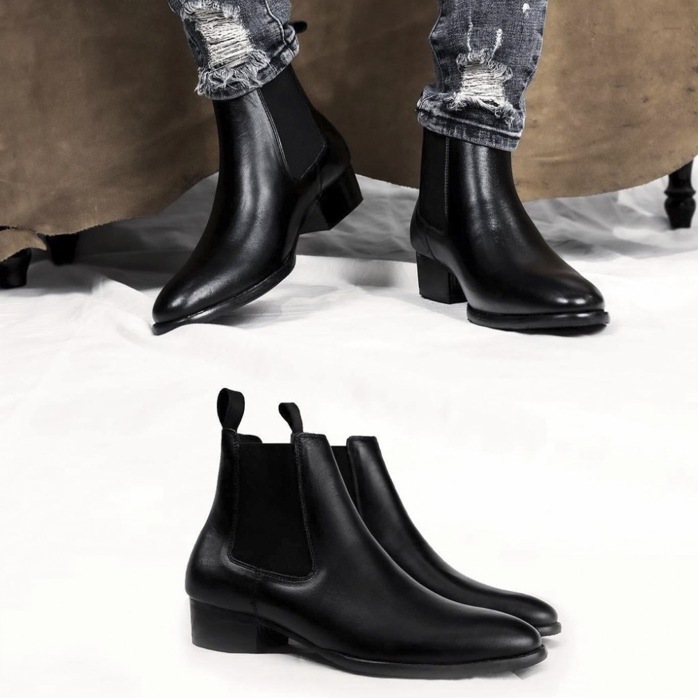 Tặng Nước Hoa Giày chelsea boots nam cao cấp phiên bản mới nhất thị trường