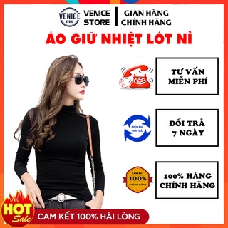 Áo giữ nhiệt nữ cao cấp, chất thun lạnh salenka lót nỉ