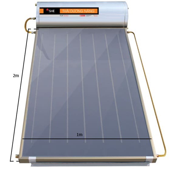 Máy năng lượng mặt trời Thái dương năng áp lực tấm phẳng 150L,miễn phí vận chuyển nội thành