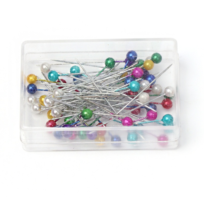 Set 50 Ghim Cài Áo Hình Tròn Nhiều Màu Sắc Tiện Dụng