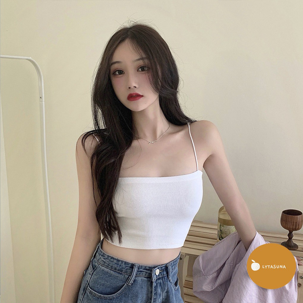 [Mã FAMAYWA giảm 10K đơn 50K] Áo 2 dây thun Croptop dáng ôm FASHION thời thượng CAO CẤP BR22 | BigBuy360 - bigbuy360.vn