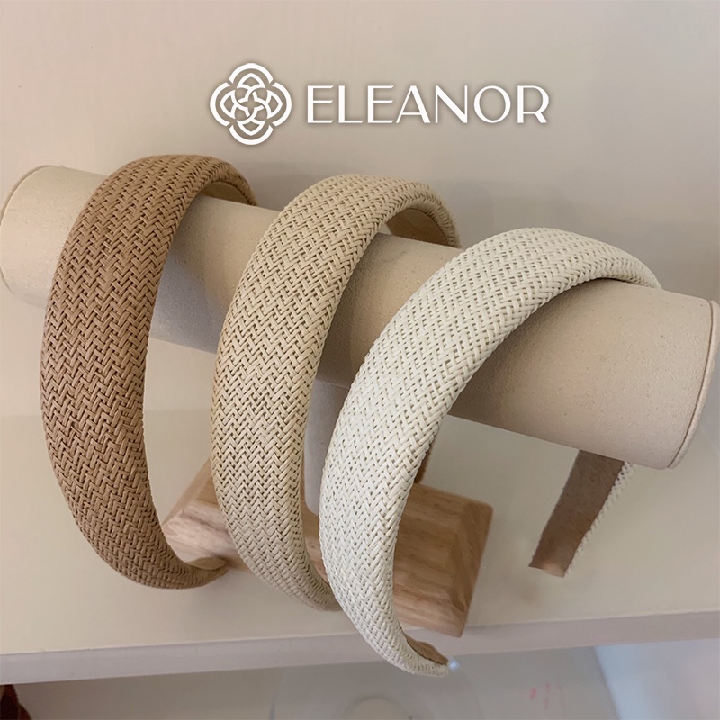 Băng đô cài tóc nữ Eleanor Accessories đan mây phụ kiện tóc 4033