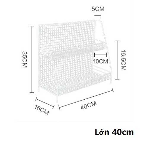 Kệ sắt lưới để bàn