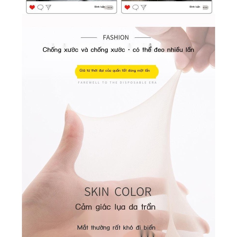 Quần Tất Đen Siêu Mỏng Chống Móc Chống Rơi Gợi Cảm Cho Nữ