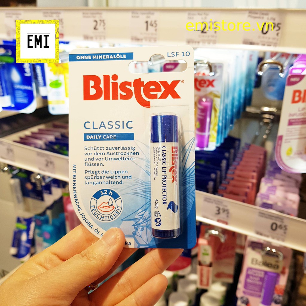 Son dưỡng môi Blistex dạng thỏi 4,25g - Hàng Đức