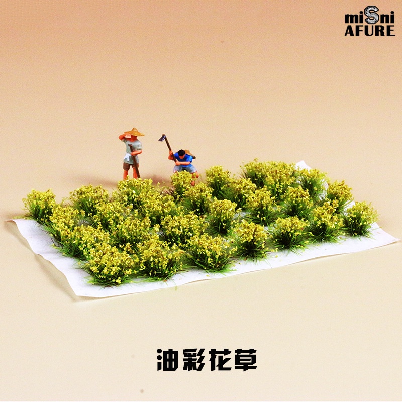 Modeling turf - bụi cây cho miniature - Phụ kiện cây cỏ làm sa bàn