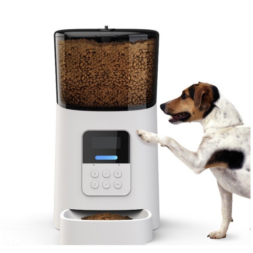 Máy tự động cho thú cưng ăn dung tích chứa 6L Pet Feeder LED UV&amp;Voice