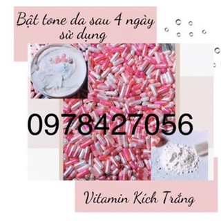 Sỉ vjtamjn kích trắng pha kem bật tone sau 4 ngày