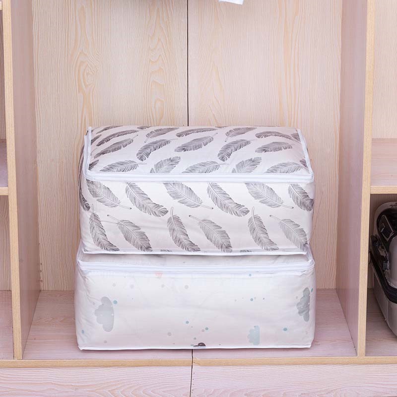 Túi Đựng Chăn Mền / Gối Hình Chim Hồng Hạc Tiện Dụng Cho Gia Đình
