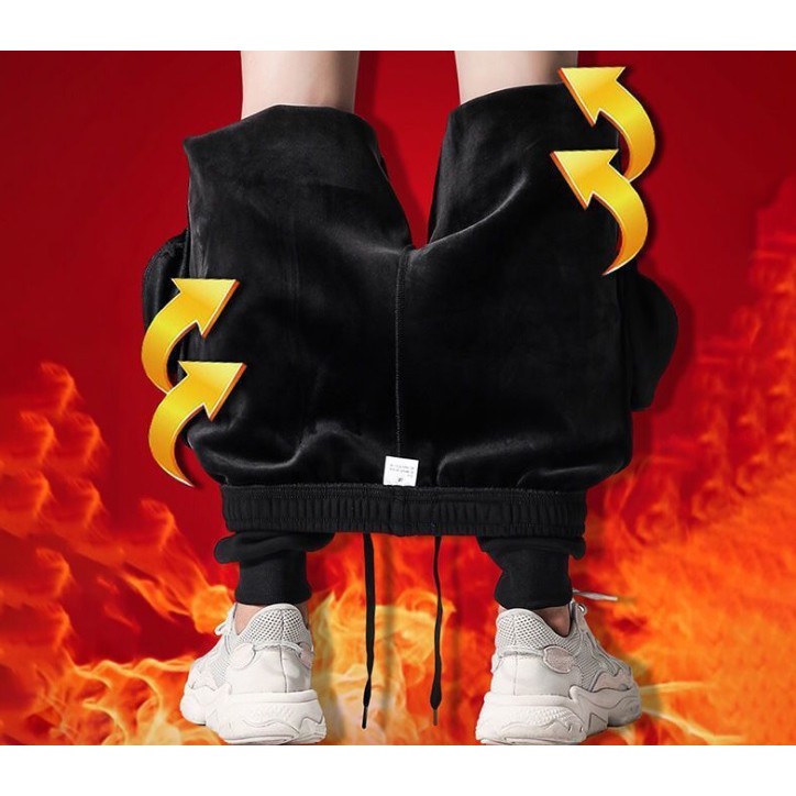 QUẦN JOGGER NAM GIỮ NHIỆT LÓT LÔNG, ĐẠI HÀN CHẠY BỘ, MẶC NHÀ, ĐI CHƠI ĐỀU RẤT OK, CÓ BIG SIZE 90KG | BigBuy360 - bigbuy360.vn