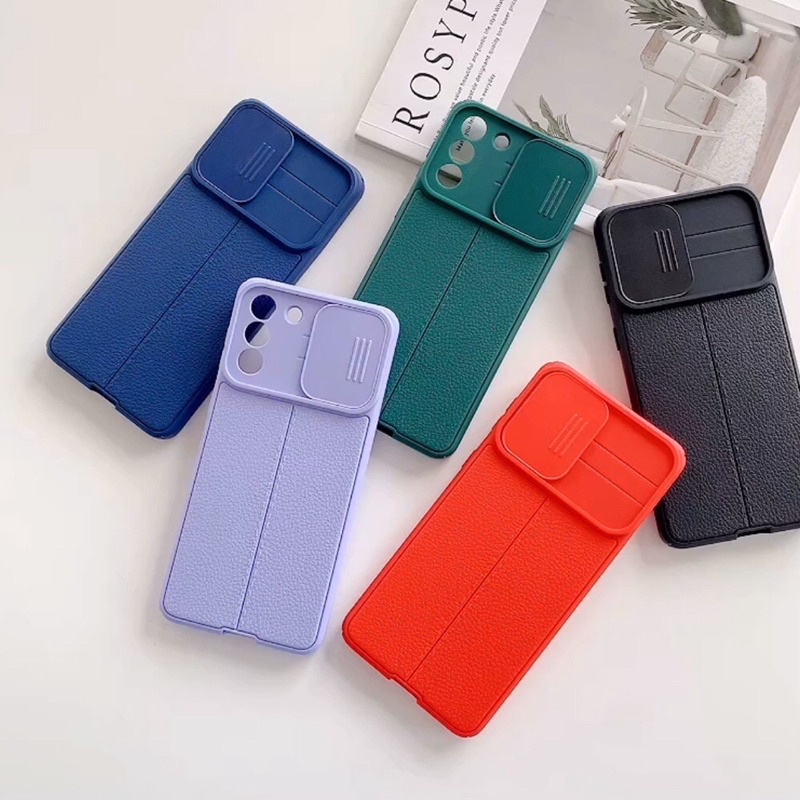 Ốp lưng Galaxy S21 FE, S20 FE, S21, S21 Plus, S21 Ultra mặt lưng nhám có nắp bảo vệ camera