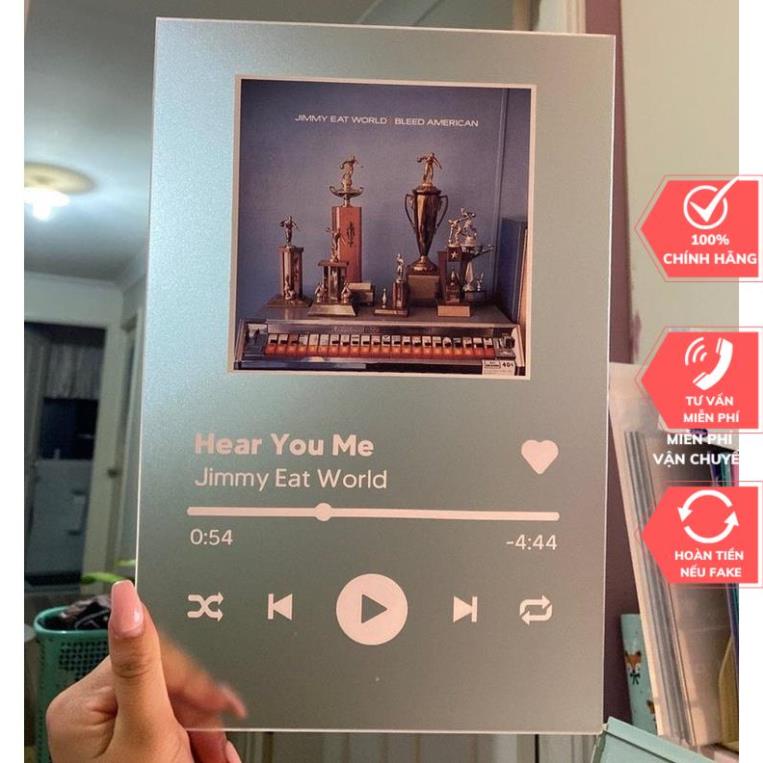 Thẻ spotify in hình và thiết kế theo yêu cầu