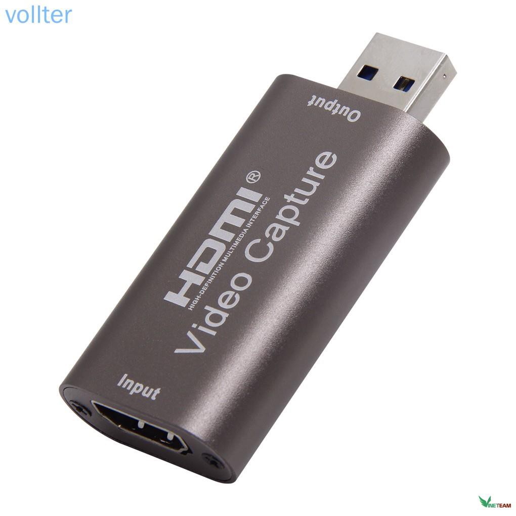 Capture card HD USB 3.0 dùng chuyển đổi video âm thanh HD 1080p 60fps Mã mới