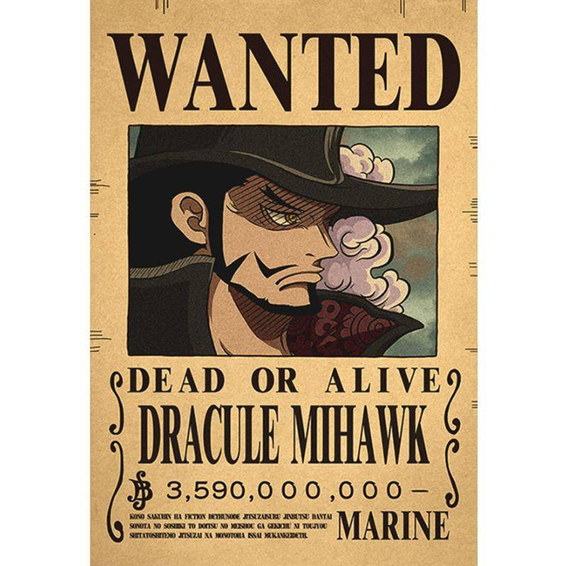 One Piece wanted poster Áp Phích Hình Nhân Vật Luffy Zoro Shanks Ace Sabo Boa Nami Chopper Trong one piece 1057