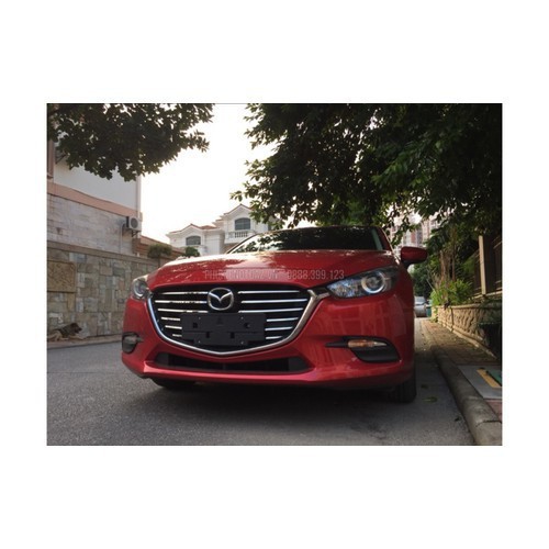 Ốp mặt Ca lăng Mazda 3 2019-2018-2017 Mạ Crom