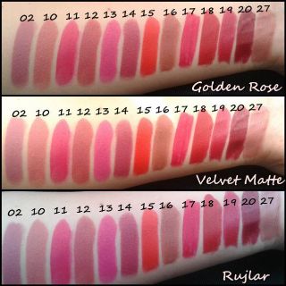 Son lỳ Golden Rose Velvet Matte Lipstick