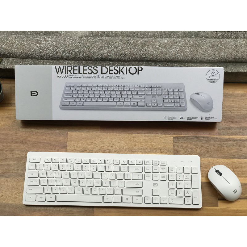 Bộ bàn phím chuột không dây FORTER IK7300 - Chính hãng cao cấp