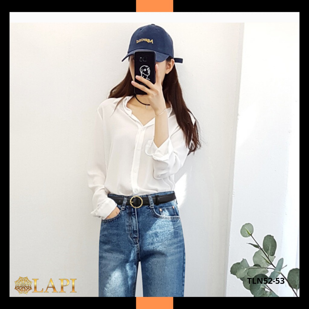 [FREE SHIP] Thắt lưng nữ bản nhỏ khóa tròn thanh lịch | BigBuy360 - bigbuy360.vn