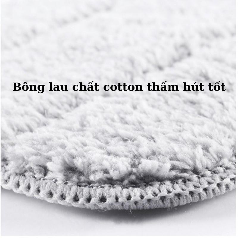 Cây lau nhà phun sương thông minh xoay 360 độ cán dài 125cm siêu sạch