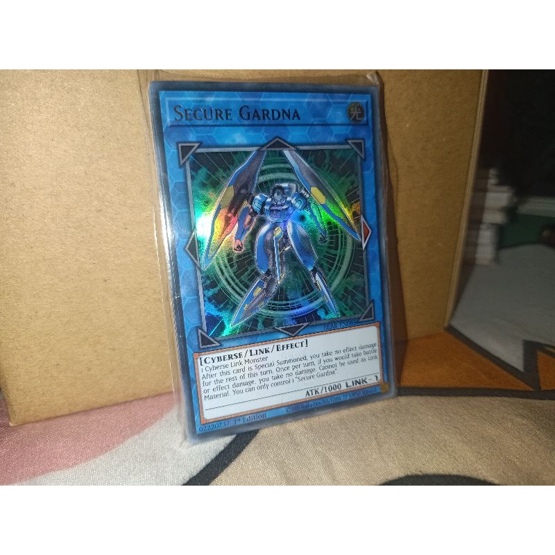 Thẻ bài: Secure Gardna - BLAR-EN086 - Ultra Rare 1st Edition