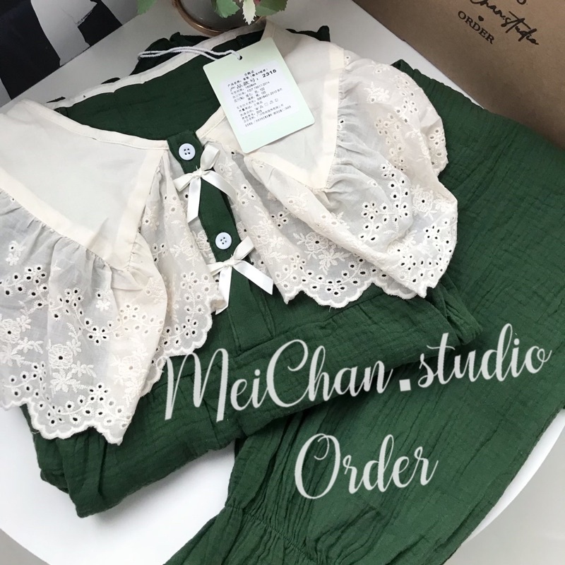 Đồ Ngủ Style Hàn Quốc- Đồ Bộ Nữ Mặc Nhà Tiểu Thư Công Chúa Ulzzang