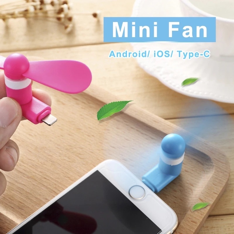 Quạt USB Mini Cầm Tay Linh Hoạt Có Thể Tháo Rời Tiện Dụng Cho PC/ Pin Sạc Dự Phòng