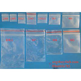 TÚI ZIP đựng-thuốc/ BAO ZIP./ TÚI ZIP CHỈ ĐỎ NHỰA PE AN TOÀN - TIỆN DỤNG