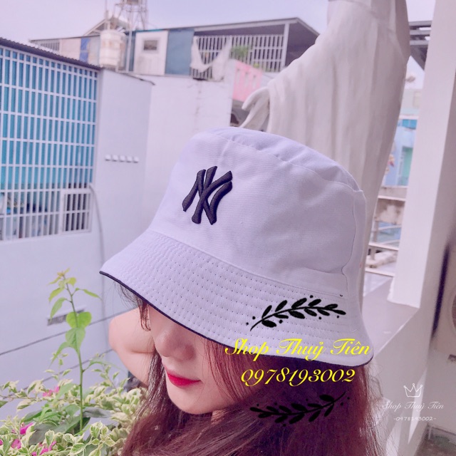 Nón Bucket 2 mặt NY Hàn Quốc (Nhiều Màu)