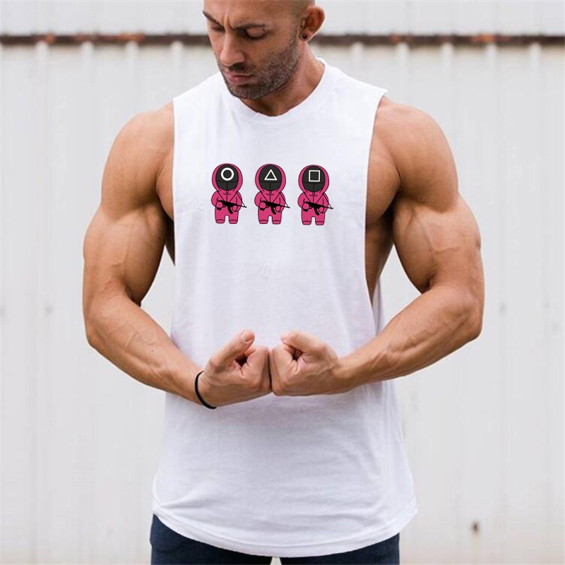 Áo tank top cotton cổ tròn hở bên thời trang mới 2021