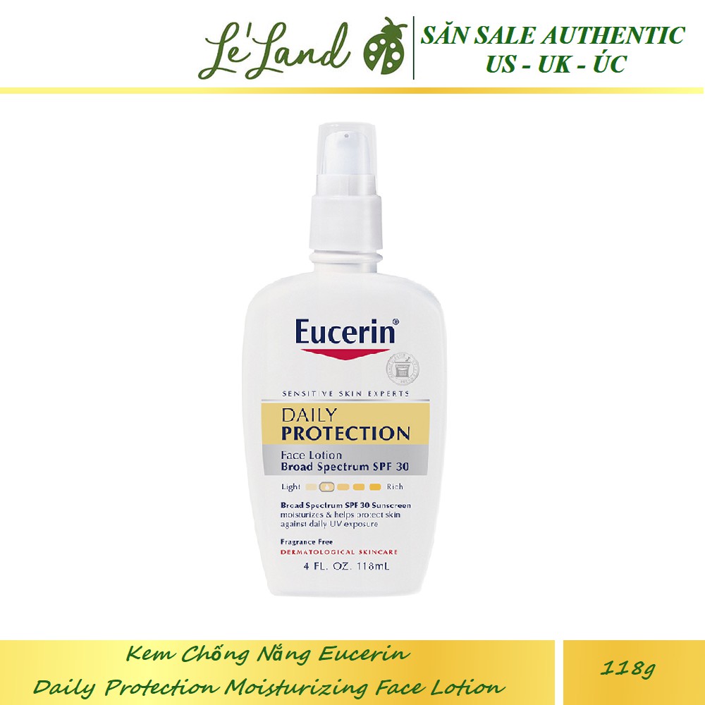 Bill US - Kem Chống Nắng Eucerin Everyday Protection Face Lotion SPF 30