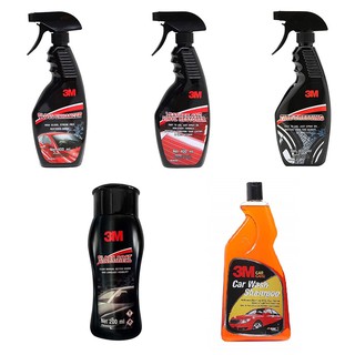 Combo bộ 5 sản phẩm chăm sóc xe toàn diện 3M 39034LT, 39042LT, 39040LT, 08889LT và rửa xe 3M 1 LIT 305860