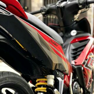 Tem rời Exciter 135 LC đỏ đen