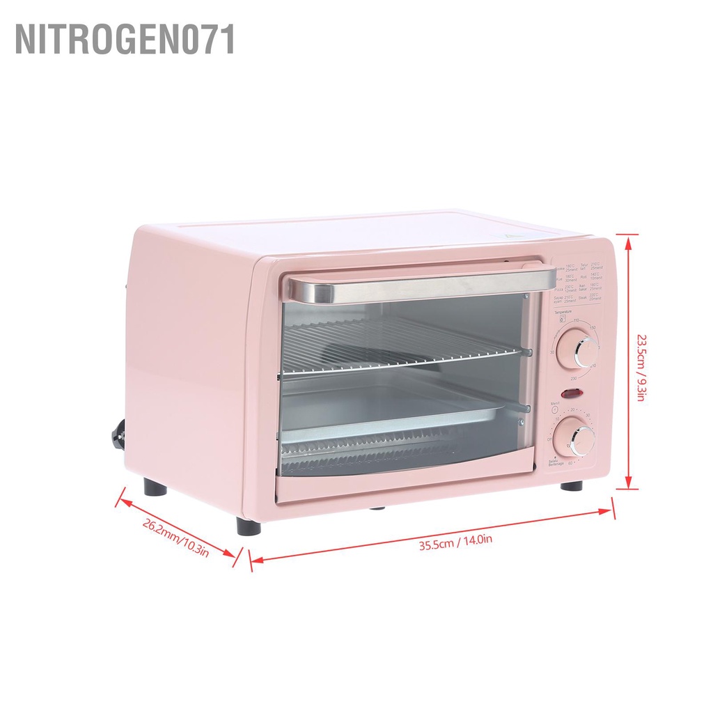 Lò Nướng Mini Lò Vi Sóng Điện Tử Máy Sấy Thực Phẩm 13L Phích Cắm EU 220 240V
