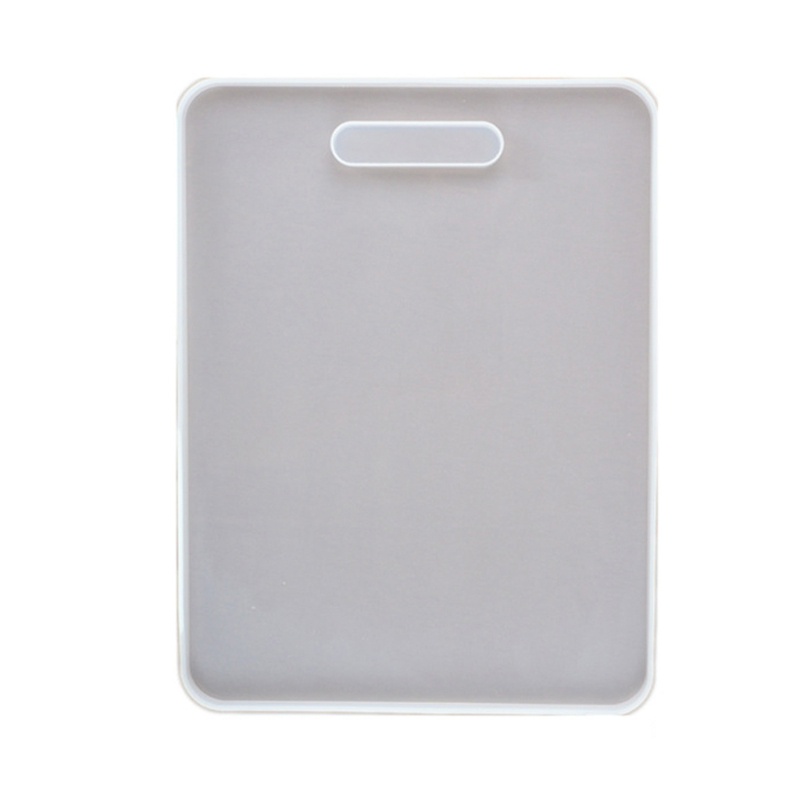 Khuôn Silicone Làm Khay Lót Ly Hình Tròn / Chữ Nhật Bằng Nhựa Resin Epoxy