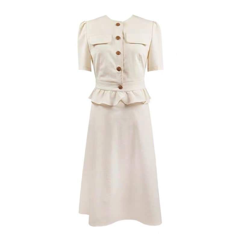 Set Đũi Áo Peplum Mix Chân Váy