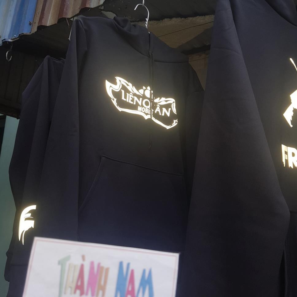 SALE SỐC- Áo hoodie Liên Quân phản quang, áo hoodie Liên Quân Mobile phản quang