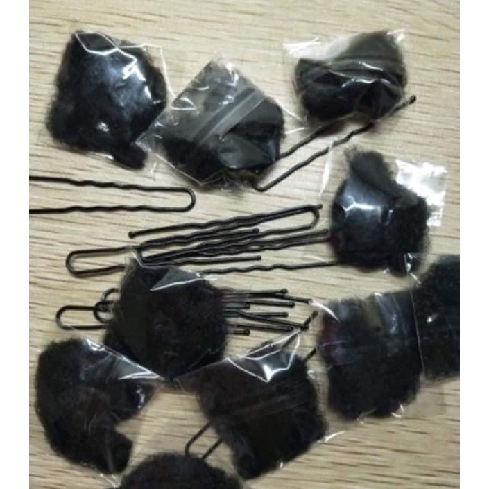 Lưới búi tóc tròn tiếp viên hàng không