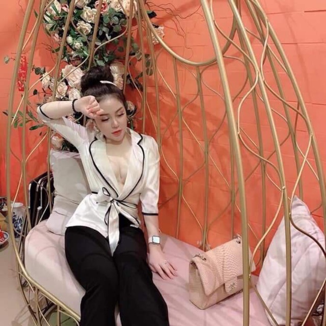 Áo cổ pizama