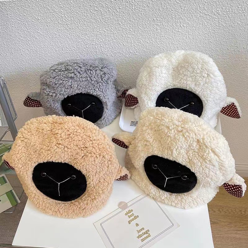Mũ len nữ lông cừu lót nhung mềm mại đẹp thời trang phong cách Hàn Quốc hottrend - L17