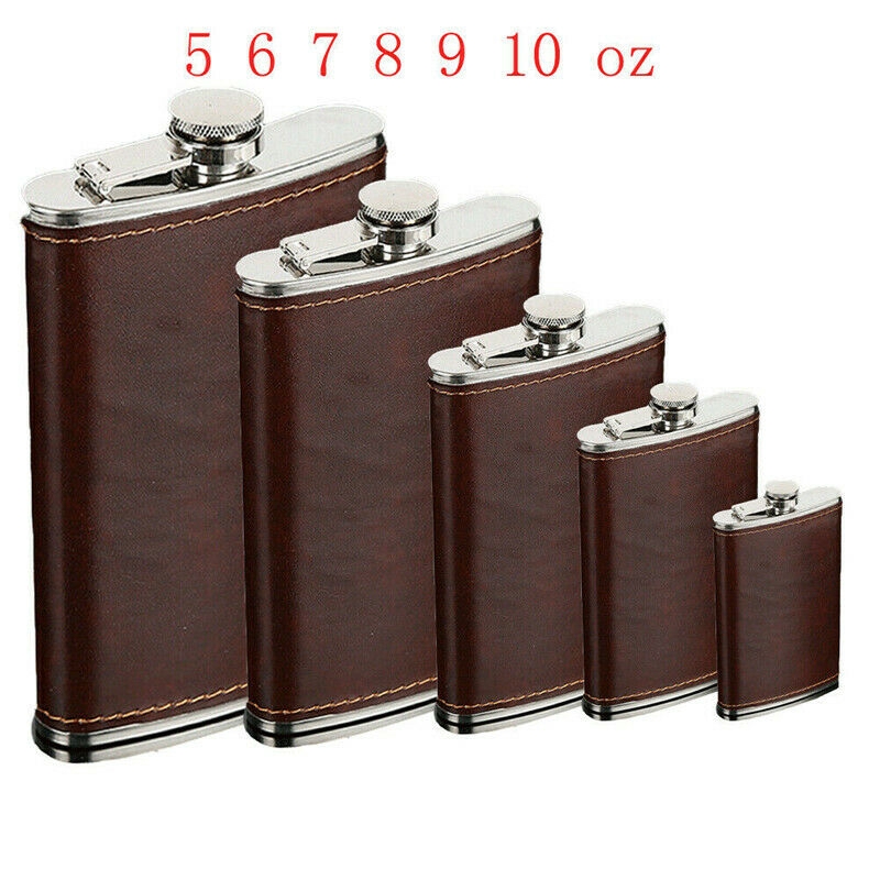 Bình Đựng Rượu 5-10oz Bằng Thép Không Gỉ