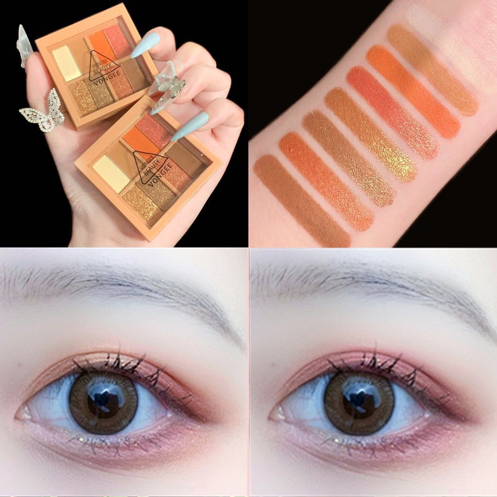 Phấn Mắt VON GEE Trang Điểm Màu Sắc Long Lanh Quyến Rũ